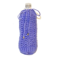Knitted 16.9oz Water Bottle Sleeve - Light Purple