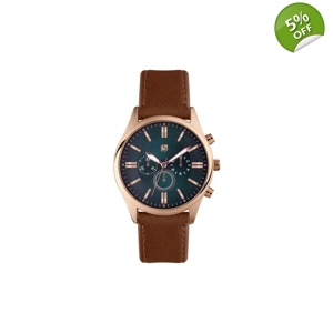 Men's Brown Leather Watch