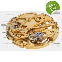 Gold Plated Inner Watch Cogs
