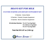 13 Week Kit- Bravo Probiotic Yogurt - 300 Probiotic Strains