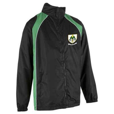 Showerproof Jacket Elite - Black/Green