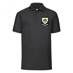 Fruit of the Loom Polo Shirt with Club Badge Embroidered to Left Chest