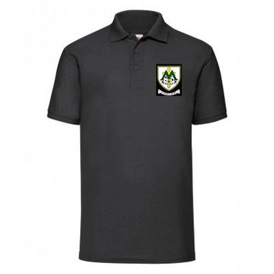 Fruit of the Loom Polo Shirt with Club Badge Embroidered to Left Chest