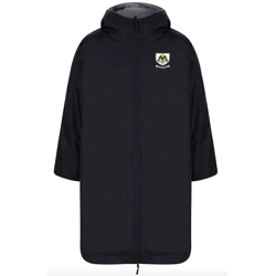 All Weather Robe Print Logo - Black