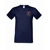 Cotton Tee with Embroidered Club Logo - Deep Navy