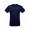 Cotton Tee with Embroidered Club Logo - Deep Navy