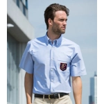 Broad Plain Dress Shirt S/S Light Blue - Senior