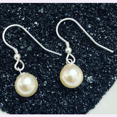 925 Silver Simple Drop Earrings