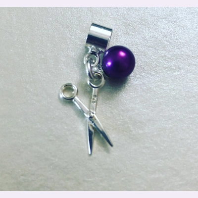 Scissors Charm
