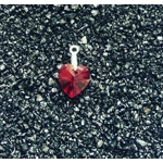 Red Crystal Heart Charm