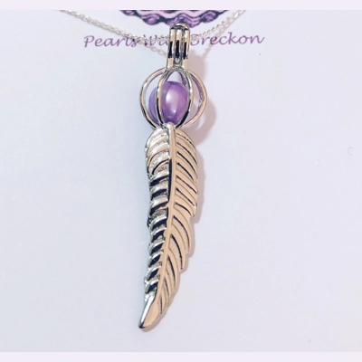 Feather Cage Pendant
