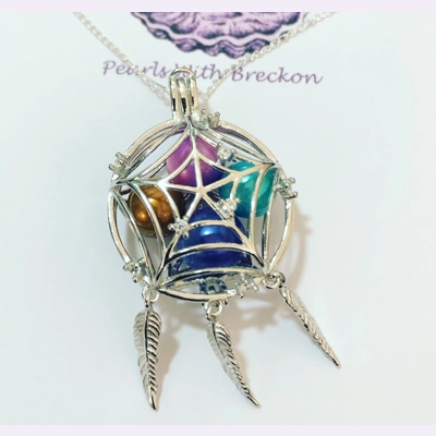 Dream Catcher Cage Pendant