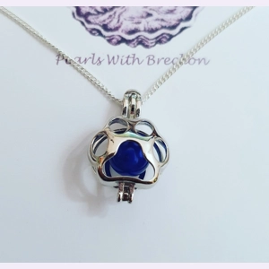 Paw Print Cage Pendant
