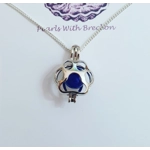 Paw Print Cage Pendant