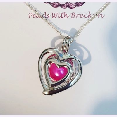 Double Love Cage Pendant