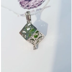 Filigree Box Cage Pendant