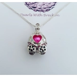 Pumpkin Carriage Cage Pendant