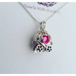 Pumpkin Carriage Cage Pendant