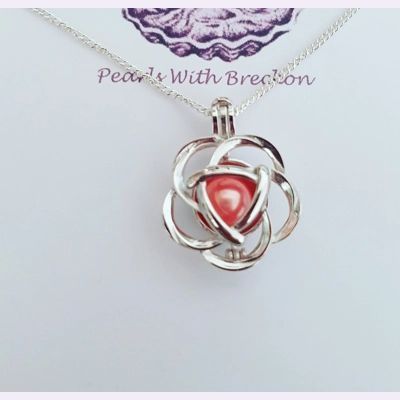 Simple Rose Cage Pendant