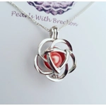 Simple Rose Cage Pendant