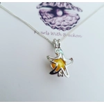 Small Sea Star Cage Pendant