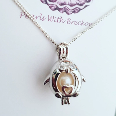 Baby Penguin Cage Pendant