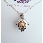 Baby Penguin Cage Pendant