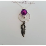Feather Dreamcatcher Pendant
