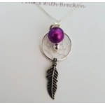 Feather Dreamcatcher Pendant
