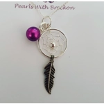 Feather Dreamcatcher Pendant