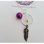 Feather Dreamcatcher Pendant