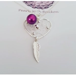 Dreamcatcher Heart Pendant