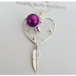 Dreamcatcher Heart Pendant