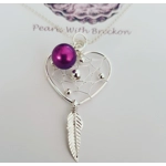Dreamcatcher Heart Pendant