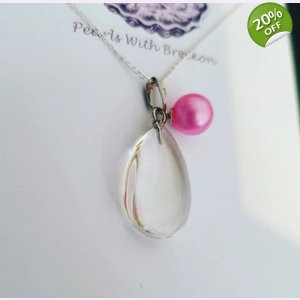 Rock Crystal - 12 x 18mm -Br..