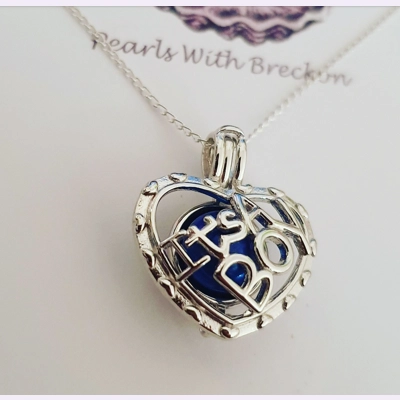 Its A Boy Cage Pendant