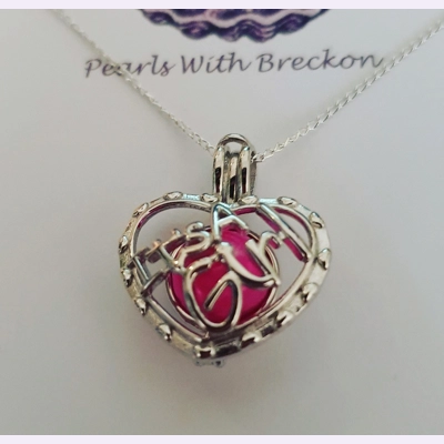 Its A Girl Cage Pendant