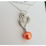 Twirls Love Pendant