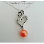 Twirls Love Pendant
