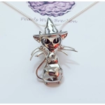 Witches Cat Cage Pendant
