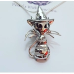 Witches Cat Cage Pendant