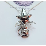 Witches Cat Cage Pendant