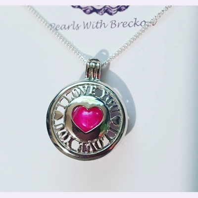 I Love You Cage Pendant