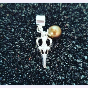 Bird Skull Charm