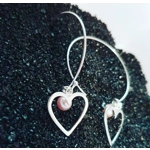 Heart Hoop Earrings