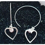 Heart Hoop Earrings