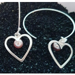 Heart Hoop Earrings