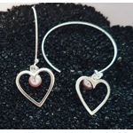 Heart Hoop Earrings