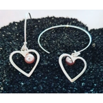 Heart Hoop Earrings