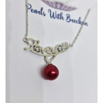 Love You Script Pendant